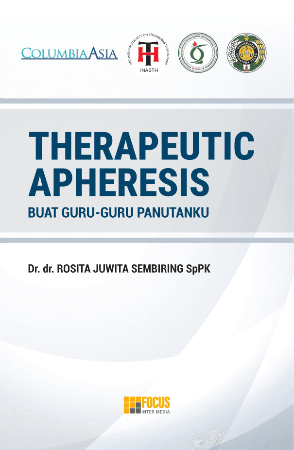 Therapeutic Apheresis book cover